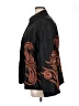 Anu by Natural 100% Silk Paisley Black Jacket Size XL - photo 5