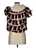 Blush 100% Cotton Brown Sleeveless Blouse Size L - photo 2