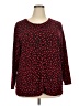 Belldini Polka Dots Red Pullover Sweater Size 3X - photo 1
