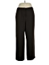 JM Collection 100% Polyester Solid Black Casual Pants Size 14 (petite) - photo 1