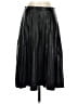 J.Crew 100% Polyester Black Faux Leather Skirt Size 2 - photo 1
