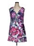 Venus Print Purple Cocktail Dress Size XL - photo 1
