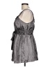 M.S.S.P. 100% Polyester Gray Cocktail Dress Size L - photo 5