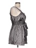 M.S.S.P. 100% Polyester Gray Cocktail Dress Size L - photo 4