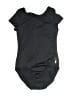 Justice Solid Black One Piece Swimsuit Size 7 - photo 1
