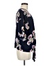 LUQ 100% Rayon Blue Short Sleeve Blouse Size M - photo 4