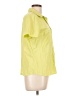 St. John's Bay Yellow Short Sleeve Blouse Size L - photo 4
