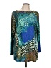Unbranded Teal Blue Long Sleeve Blouse Size L (estimated) - photo 1