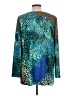 Unbranded Teal Blue Long Sleeve Blouse Size L (estimated) - photo 2