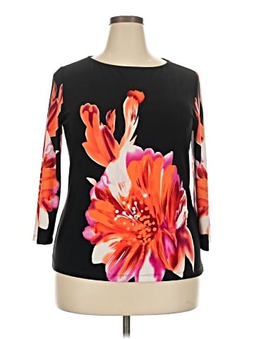 Investments 3/4 Sleeve Top (view 1)