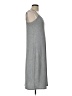 Gap Solid Gray Casual Dress Size Lg Petite - photo 4