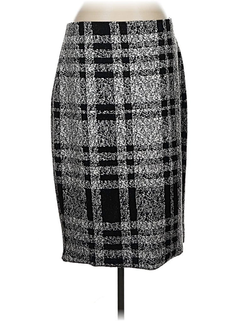 Pre-owned Express Formal Skirt In Gray