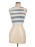 Zara Stripes Blue Sleeveless Top Size L - photo 1