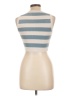 Zara Stripes Blue Sleeveless Top Size L - photo 2