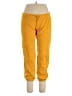 SOFFE Solid Yellow Casual Pants Size XL - photo 1