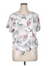 Buffalo by David Bitton 100% Viscose White Short Sleeve Blouse Size XL - photo 1