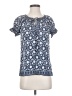 Max Studio 100% Rayon Blue Short Sleeve Blouse Size S - photo 1