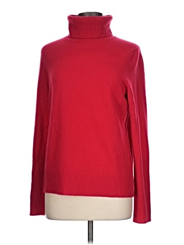 Aqua Cashmere Pullover Sweater (view 1)