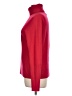 Aqua 100% Cashmere Red Cashmere Pullover Sweater Size L - photo 5