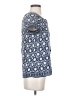 Max Studio 100% Rayon Blue Short Sleeve Blouse Size S - photo 4