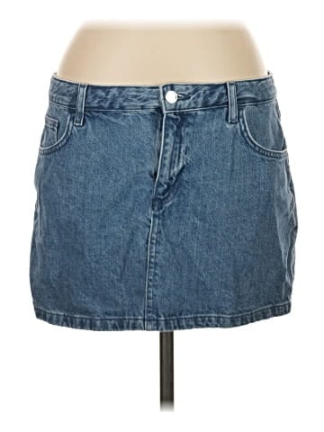 MNG Denim Skirt (view 1)