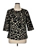 Maggie Barnes Polka Dots Gold Blazer Size 0X - photo 1
