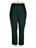 Grace Karin Solid Green Casual Pants Size 2X - photo 1