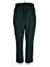 Grace Karin Solid Green Casual Pants Size 2X - photo 2