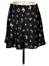 Unbranded 100% Polyester Floral Black Casual Skirt Size M - photo 1