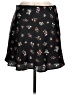 Unbranded 100% Polyester Floral Black Casual Skirt Size M - photo 2