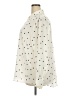 On 34th 100% Recycled Polyester Polka Dots Ivory Long Sleeve Blouse Size 3X - photo 5