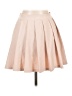 Akira Solid Tan Formal Skirt Size L - photo 2