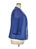 Dana Kay 100% Polyester Blue 3/4 Sleeve Blouse Size 18 - photo 4