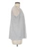 Adrianna Papell Silver Sleeveless Blouse Size M - photo 4