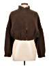 Zaful 100% Polyester Brown Faux Fur Jacket Size L - photo 1