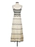 Unbranded 100% Polyester Chevron-herringbone Ivory Casual Dress Size XXS (estimated) - photo 2