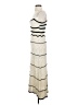 Unbranded 100% Polyester Chevron-herringbone Ivory Casual Dress Size XXS (estimated) - photo 5
