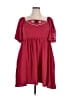 BoxLunch 100% Rayon Red Casual Dress Size 3 - photo 1