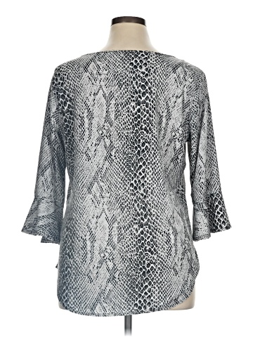 Notations 3/4 Sleeve Blouse (view 2)