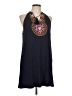 THML 100% Rayon Blue Sleeveless Blouse Size L - photo 1