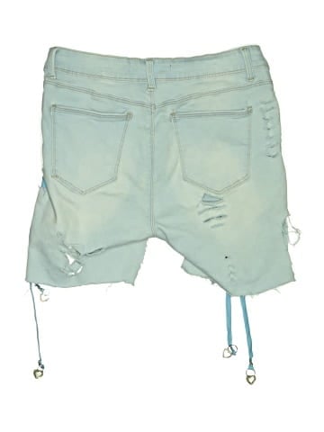 Wax Jean Denim Shorts (view 2)
