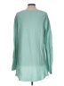 Eileen Fisher 100% Organic Cotton Teal Long Sleeve T-Shirt Size L - photo 2