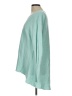 Eileen Fisher 100% Organic Cotton Teal Long Sleeve T-Shirt Size L - photo 5