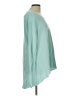 Eileen Fisher 100% Organic Cotton Teal Long Sleeve T-Shirt Size L - photo 4
