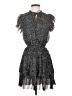 Reset 100% Rayon Tweed Black Cocktail Dress Size S - photo 1