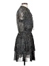 Reset 100% Rayon Tweed Black Cocktail Dress Size S - photo 4