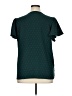 Unbranded 100% Polyester Polka Dots Teal Short Sleeve Blouse Size XL - photo 2