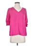 Maison d' Amelie 100% Polyester Pink 3/4 Sleeve Blouse Size S - photo 1