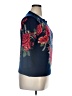 C.D. Petites 100% Acrylic Floral Blue Pullover Sweater Size XL (petite) - photo 4