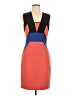 Robert Rodriguez Color Block Orange Cocktail Dress Size L (estimated) - photo 1